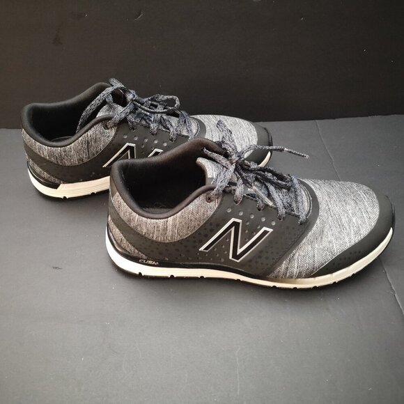 New Balance Cush Ladies Size 7.5 Grey & Black Lace Closure Sneakers - Picture 7 of 11